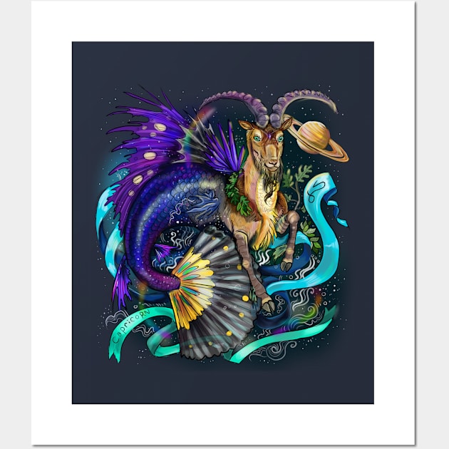 Zodiac Capricorn Wall Art by Shadowind